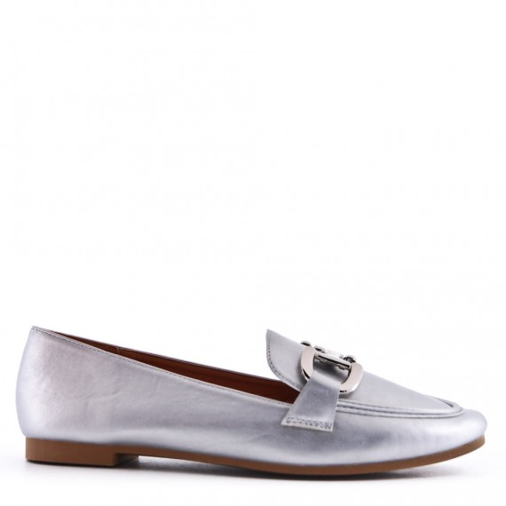 Mocassin en simili cuir pour femme