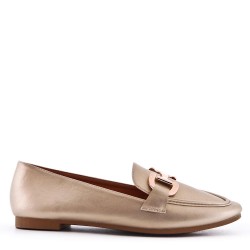 Women's mocassin in faux leather