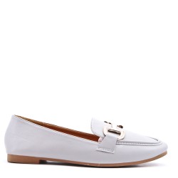 Mocassin en simili cuir pour femme