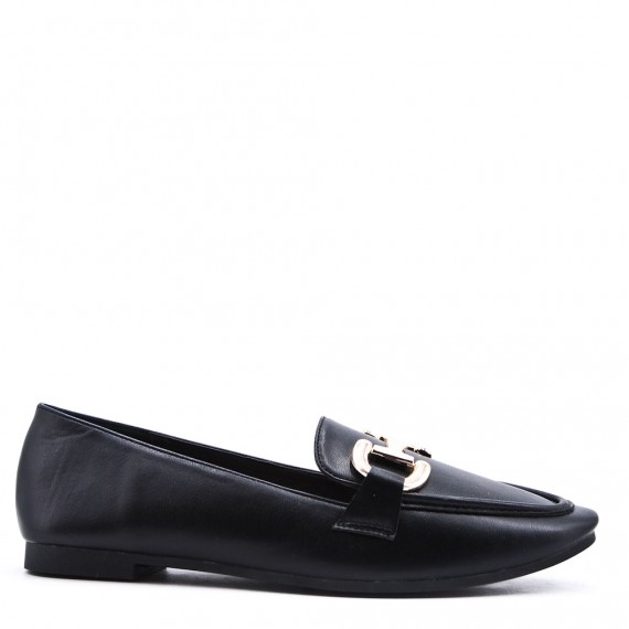 Women's mocassin in faux leather