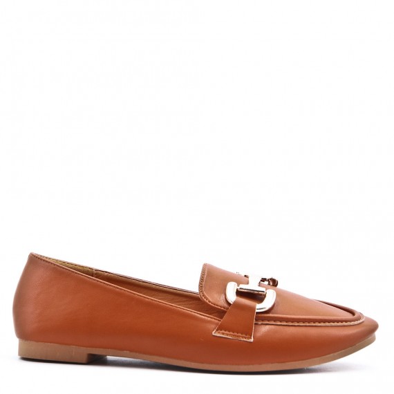 Women's mocassin in faux leather