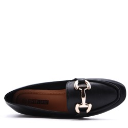 Women's mocassin in faux leather