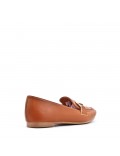 Women's mocassin in faux leather