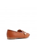 Women's mocassin in faux leather