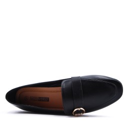 Mocassin en simili cuir pour femme