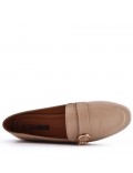 Mocassin en simili cuir pour femme