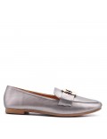 Women's mocassin in faux leather