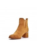 Ankle boot in faux suede