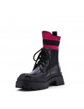 Children's ankle boot in mixed materials