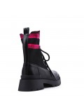 Children's ankle boot in mixed materials