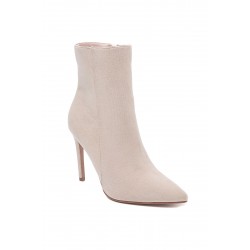 Ankle boot in faux suede