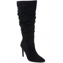 Faux suede boot