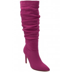 Faux suede boot