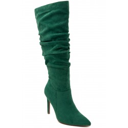 Faux suede boot