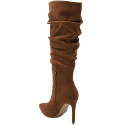 Botte en simili daim