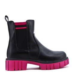 Faux leather children's boot