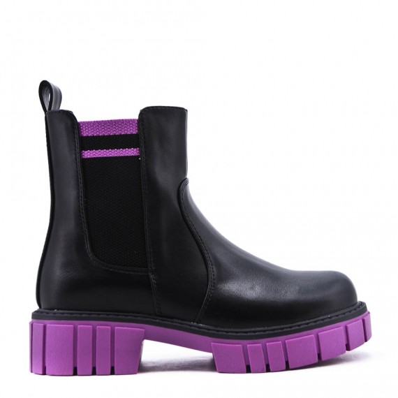 Faux leather children's boot