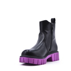 Faux leather children's boot