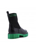 Children's ankle boot in mixed materials
