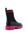 Children's ankle boot in mixed materials