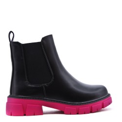 Faux leather children's boot