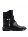 Ankle boot in a mix of materials for autumn and winter