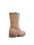 Faux suede boot