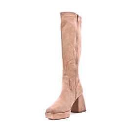 Faux suede boot