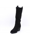Faux suede boot