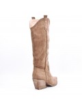 Faux suede boot