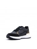 Women's faux leather sneaker