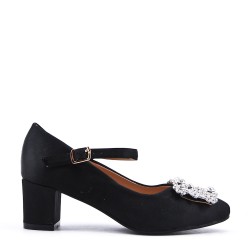Girl's mixed materials sandal