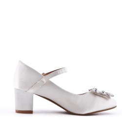 Girl's mixed materials sandal