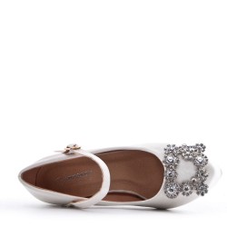 Girl's mixed materials sandal