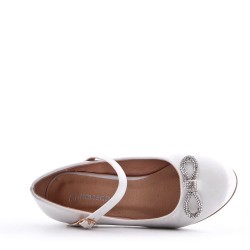 Girl's mixed materials sandal