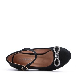 Girl's mixed materials sandal