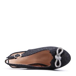 Girl's mixed materials sandal