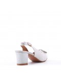 Girl's mixed materials sandal