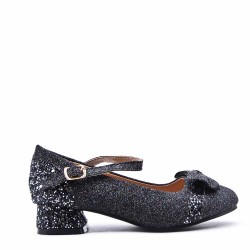 Girl's mixed materials sandal