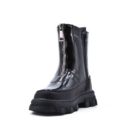 Children's ankle boot in mixed materials