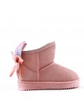 Children's ankle boot in mixed materials