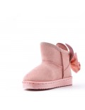 Children's ankle boot in mixed materials