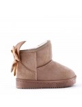 Children's ankle boot in mixed materials