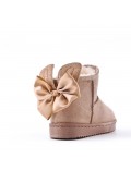 Children's ankle boot in mixed materials