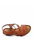 Faux leather heeled sandal