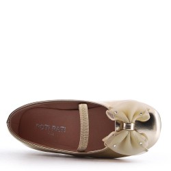 Girl ballerina in textile