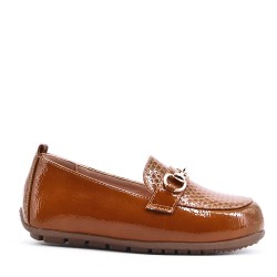 Child's moccasin in faux leather