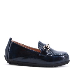 Child's moccasin in faux leather