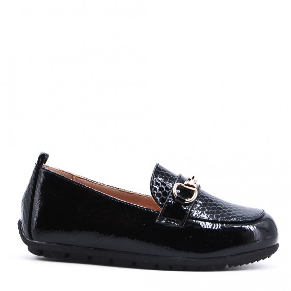 Child's moccasin in faux leather