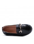 Child's moccasin in faux leather